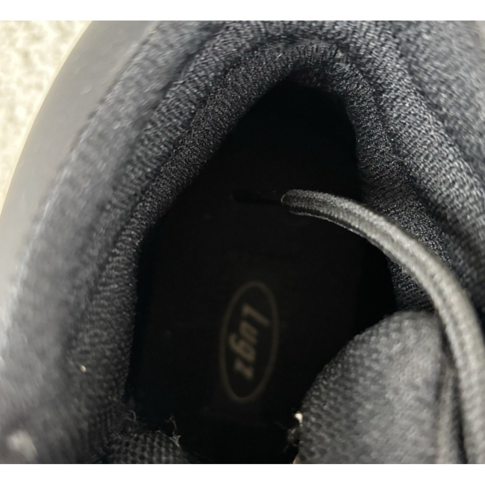 Lugz Boots Womens 6.5 Black Grotto Lace‎ Up Casual Chunky Thick Sole - Picture 6 of 14